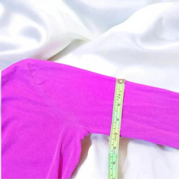 078 J.Crew | Vibrant Purple Long-Sleeve Turtleneck Top (Size XXXS) - Picture 10 of 13